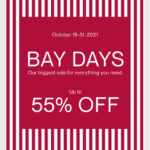 The Bay Canada Bay Days Sale：节省高达 55% 的折扣！  | 加拿大免费赠品、优惠券、特卖、讨价还价、传单、比赛加拿大